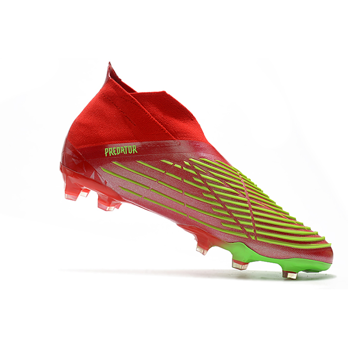 Predator Edge+ FG Soccer Shoes-Red/Green-5328618