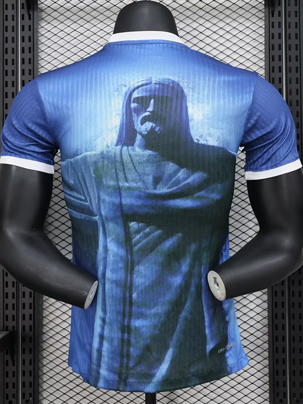 24-25 Brazil Blue Special Edition Player Version Soccer Jersey *绿标
