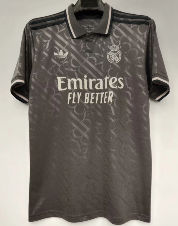 24-25 RMA Grey 1:1  Fans Soccer Jersey