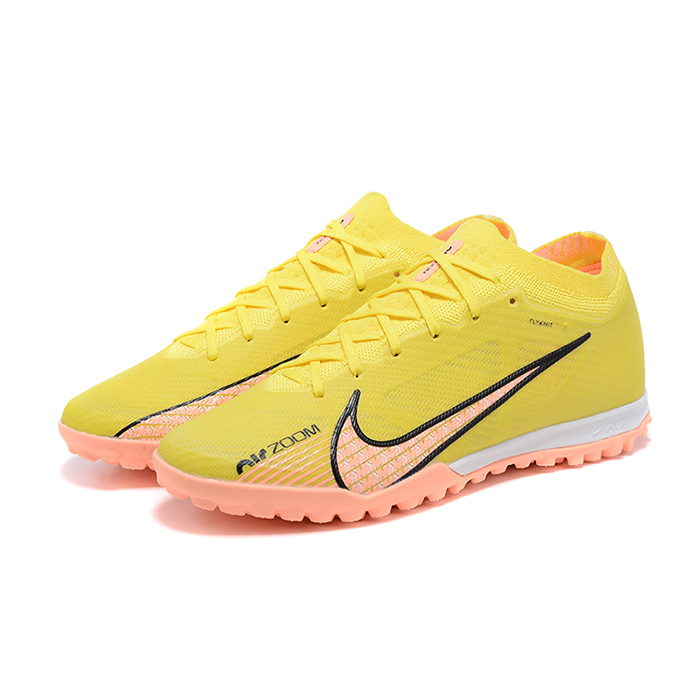 Vapor 15 Academy TF Soccer Shoes-Yellow/Pink-5269527