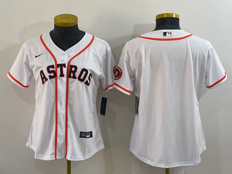 Houston Astros Women's baseball jersey fans edition