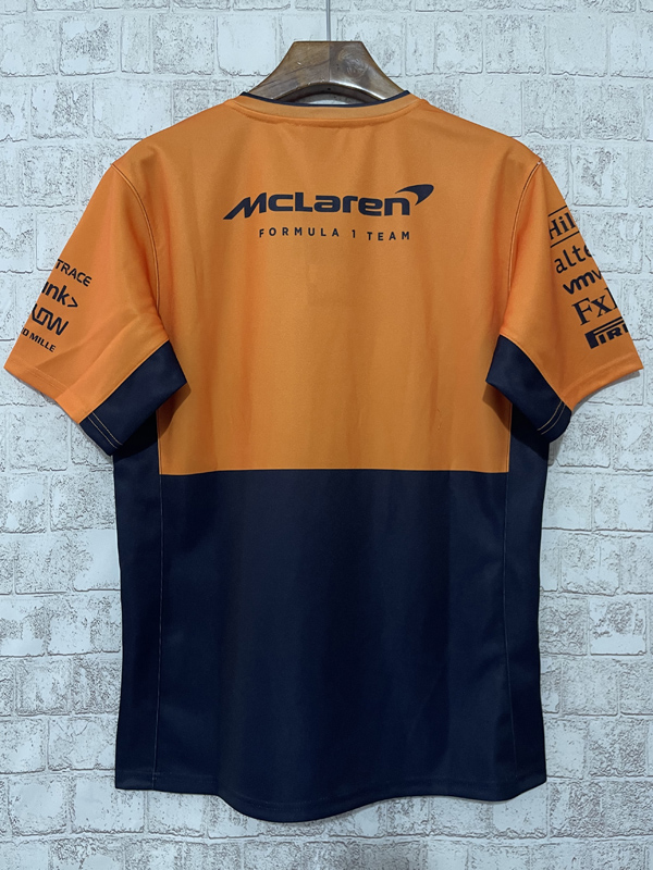 2024 McLaren Black T-Shirts Racing Suit (圆领)