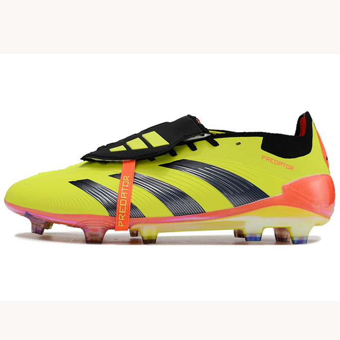 Predator Elite Tongue FG Soccer Shoes-Yellow/Black-3396987