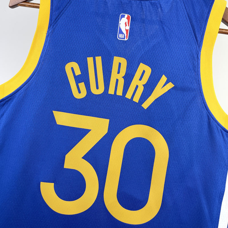 22-23 WARRIORS CURRY #30 Blue Top Quality Hot P...