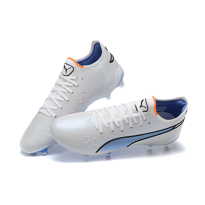 King Ultimate Icon MG Soccer Shoes-White/Purple-5516767