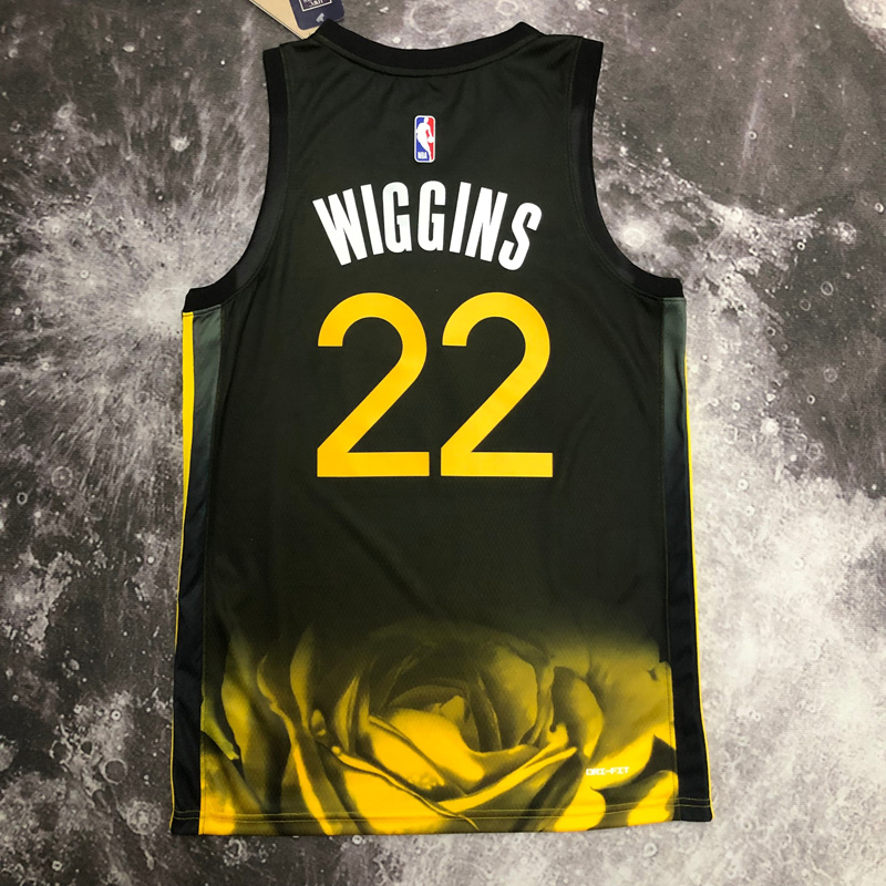 22-23 WARRIORS WIGGINS #22 Black City Edition T...