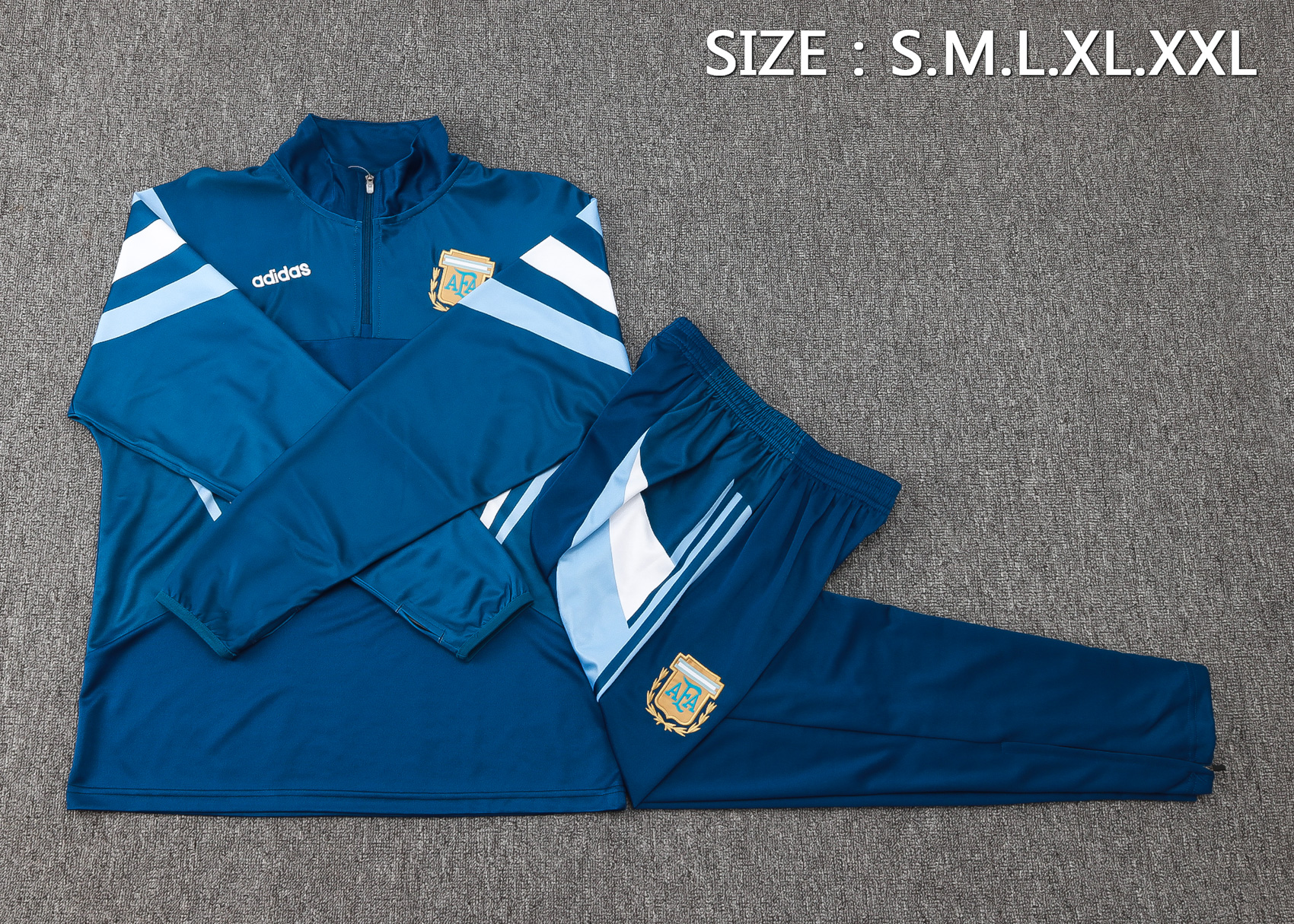 24-25 Argentina High Quality Half Pull Tracksuit
