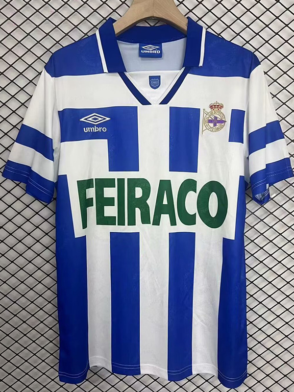 1994-1995 La Coruna Home Retro Soccer Jersey