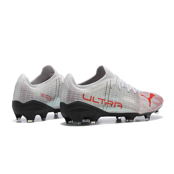 Ultra 1.4 Instinct FG Soccer Shoes-Grey/Red-6450540