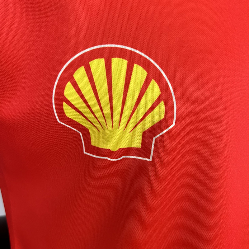 2023 F1 Formula One Ferrari Red Racing Suit (圆领)