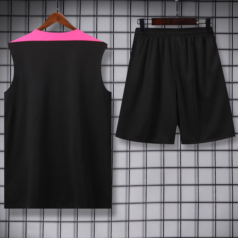 24-25 CHE Black Tank top and shorts suit