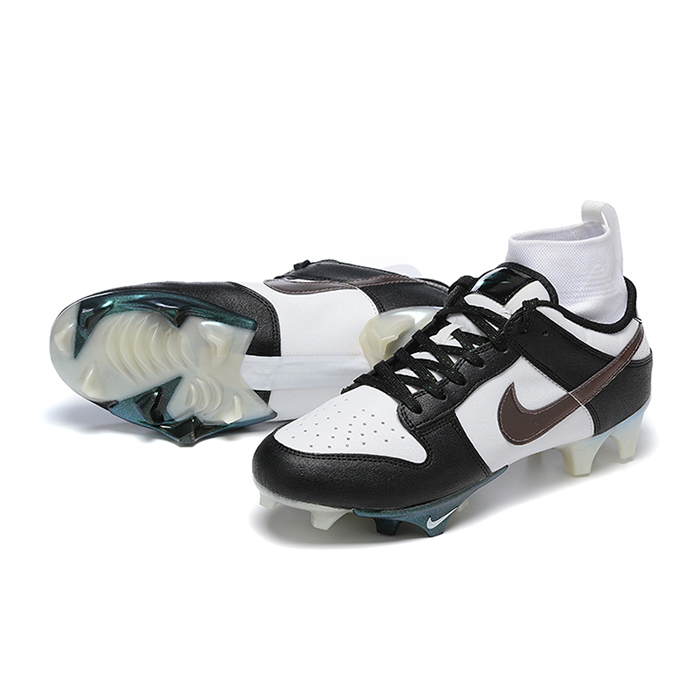 VaPOr Ede Dunk Panda Soccer Shoes-White/Black-6126736