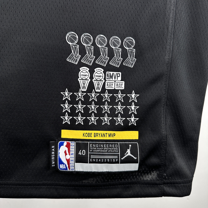LAKERS BRYANT #24 Black Top Quality Hot Pressing NBA Jersey (荣耀版)
