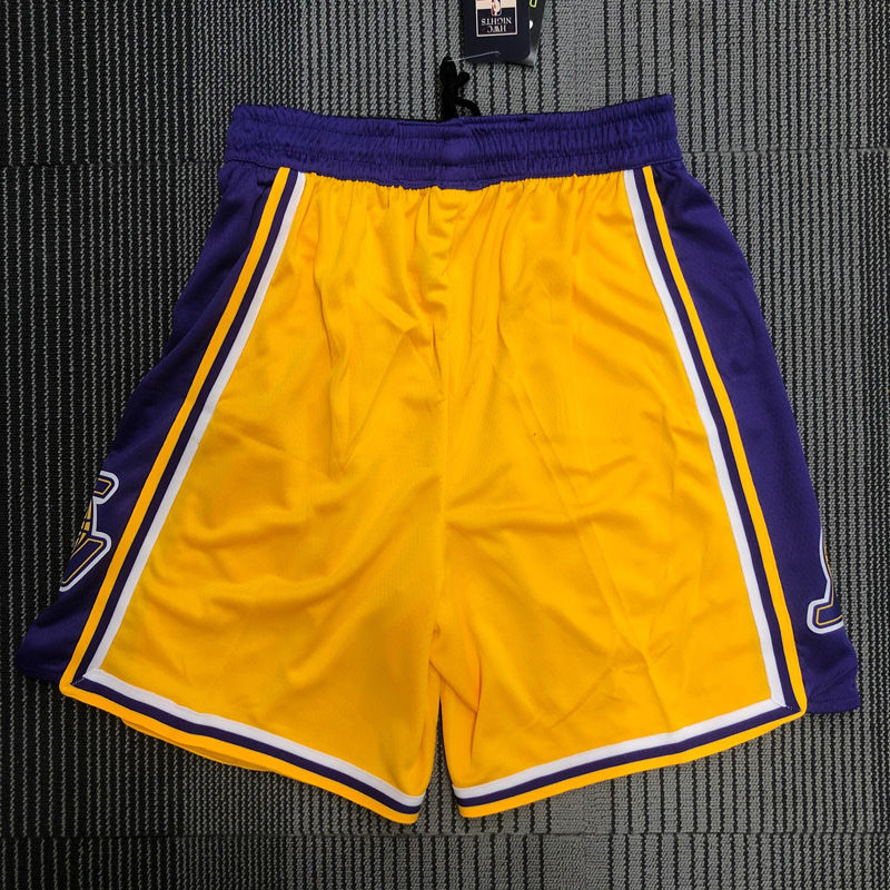 LAKERS Yellow Edition Top Quality NBA Pants