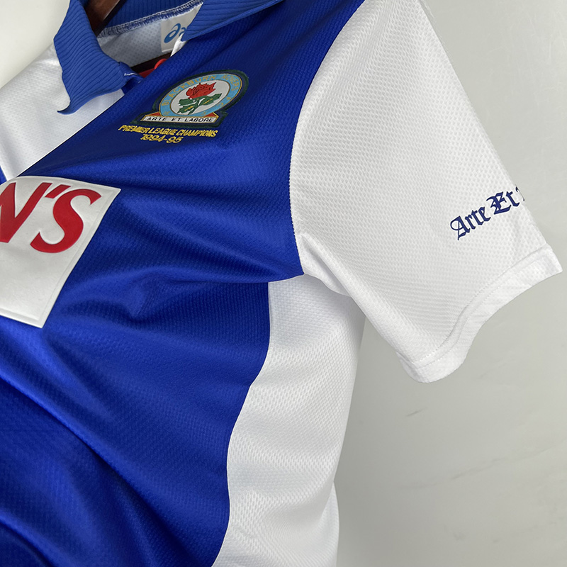 1994-1995 Blackburn Home Retro Soccer Jersey