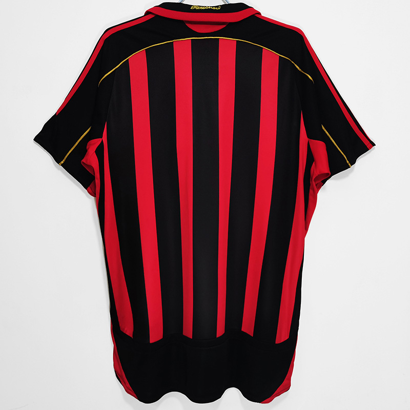 2006-2007 ACM Home Retro Soccer Jersey(亲笔签名 号码)