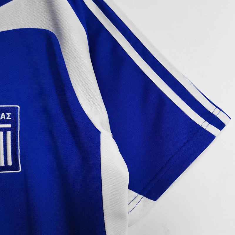 2004 Greece Home Retro Soccer Jersey