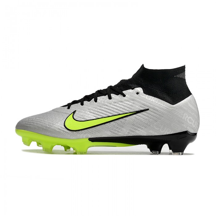 Air Zoom Mercurial Superfly IX Elite FG High Soccer Shoes-Gray/Black-3942092