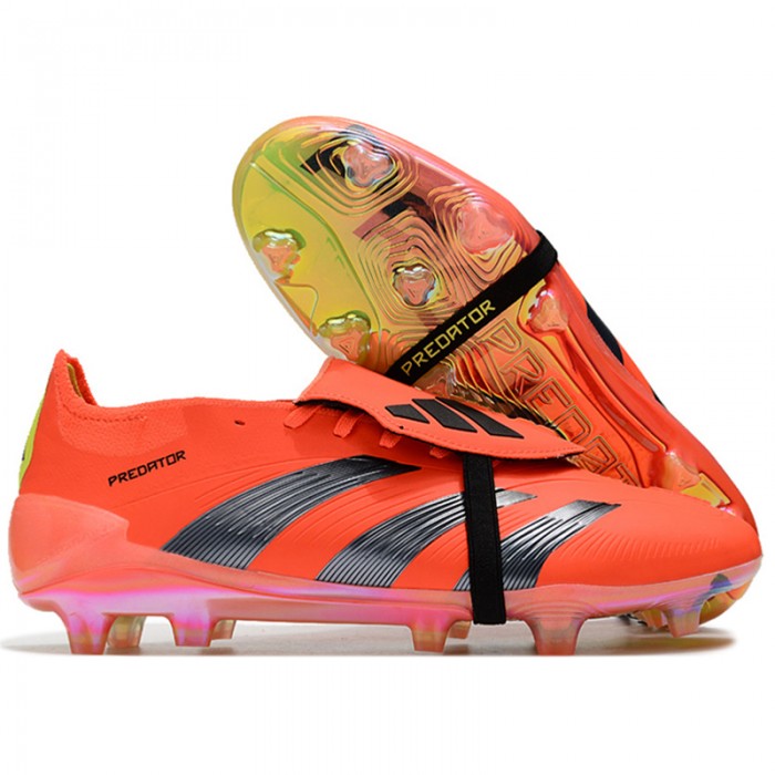 Predator Elite Tongue FG Soccer Shoes-Red/Black-6342403