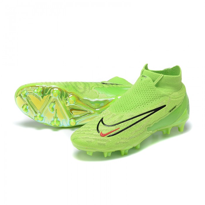 Phantom GX Elite FG High Soccer Shoes-Green/Black-6906251