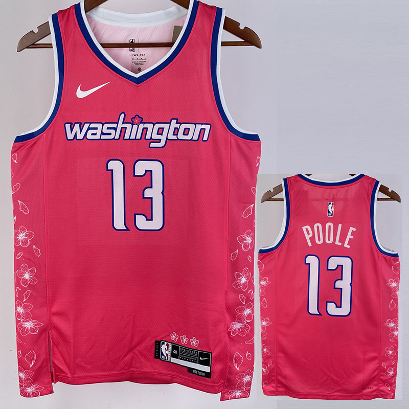 22-23 Wizards POOLE #13 Pink City Edition Top Q...