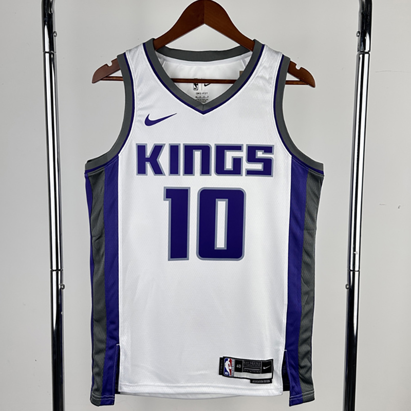 22-23 KINGS SABONIS #10 White Home Top Quality ...