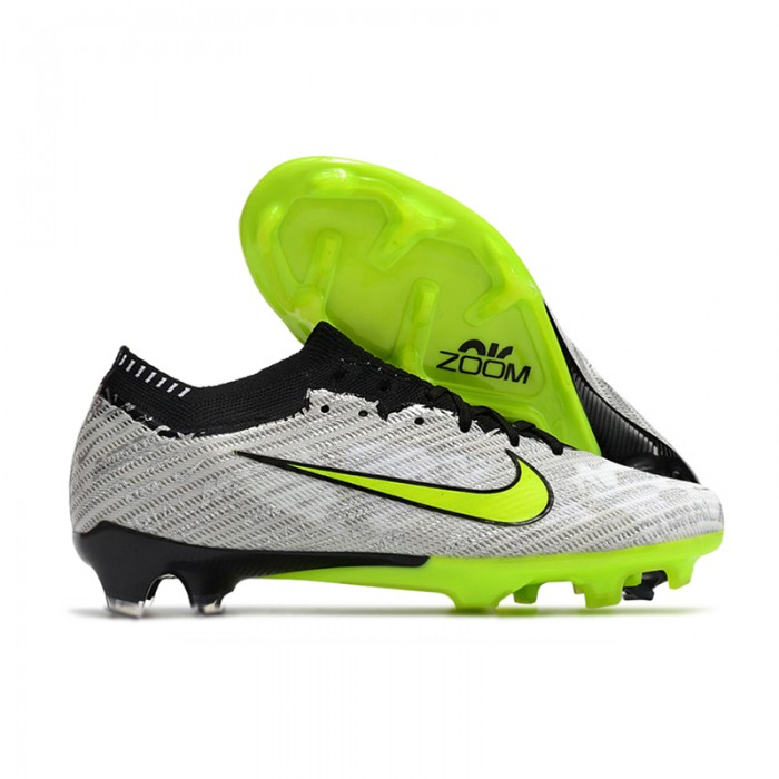 Air Zoom Mercurial Superfly IX Elite FG Soccer Shoes-Gray/Green-5897003