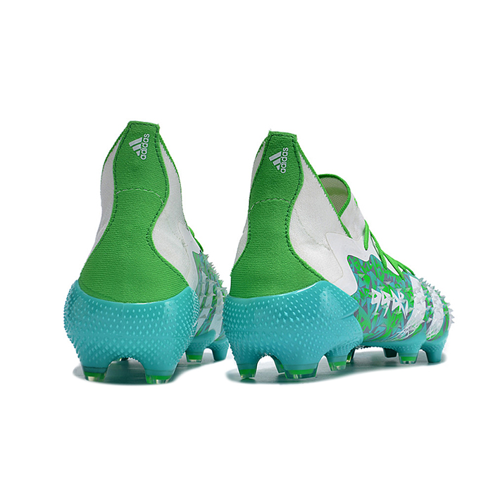 PREDATOR FREAK .1 FG High Soccer Shoes-Green/White-170903