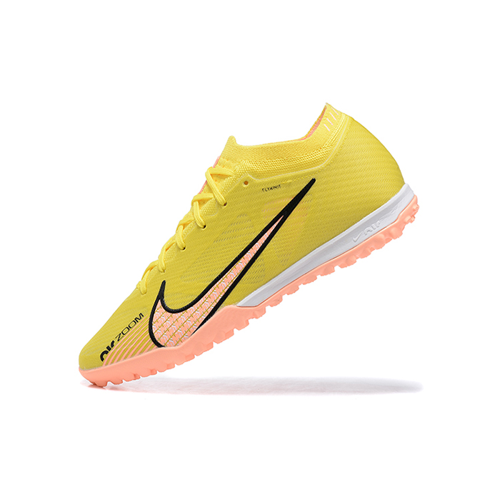 Vapor 15 Academy TF Soccer Shoes-Yellow/Pink-5269527