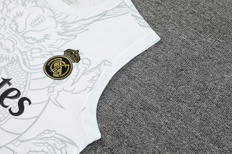 24-25 RMA White Tank top and shorts suit #龙