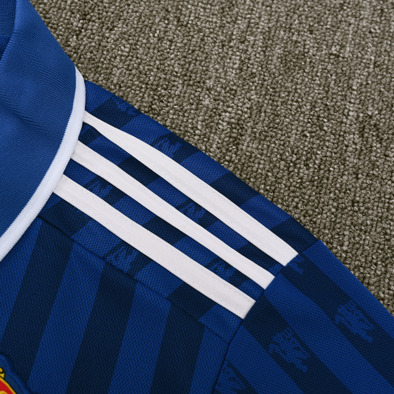 25-26 Man Utd Blue Polo Short Sleeve