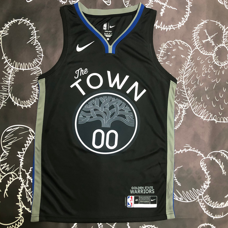 2020 Warriors KUMINGA #00 Black Grey Top Qualit...
