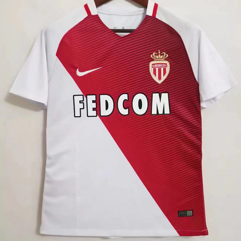 2016-2017 Monaco Home Retro Soccer Jersey (联赛版)
