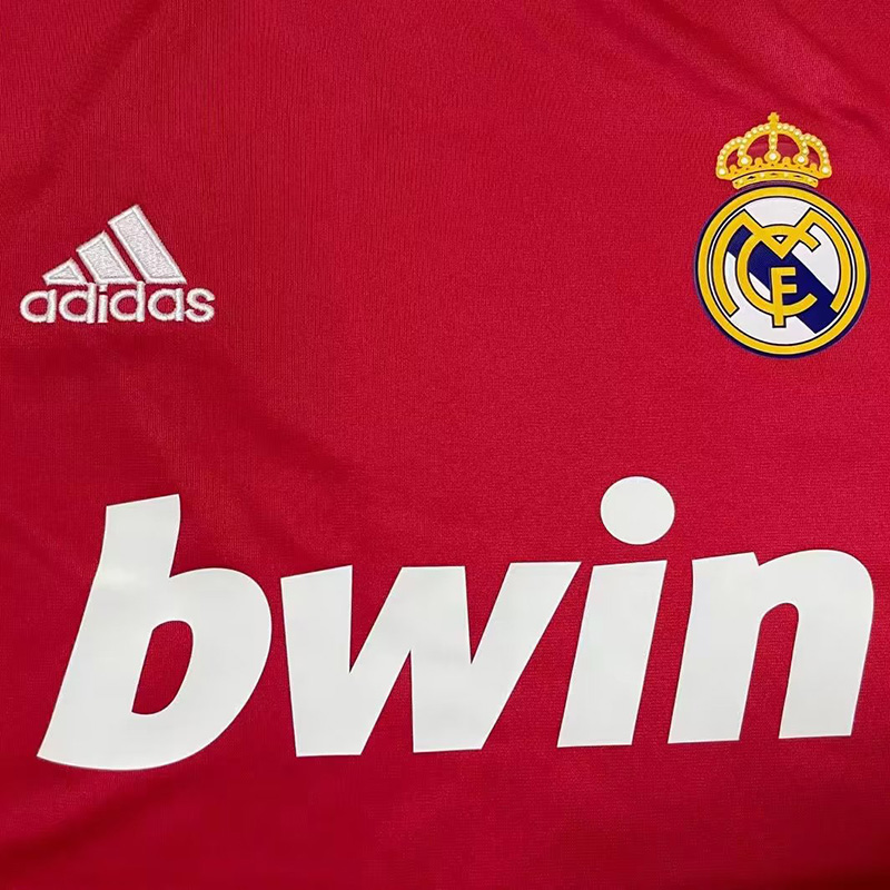 2011-2012 RMA Away Red Retro Soccer Jersey