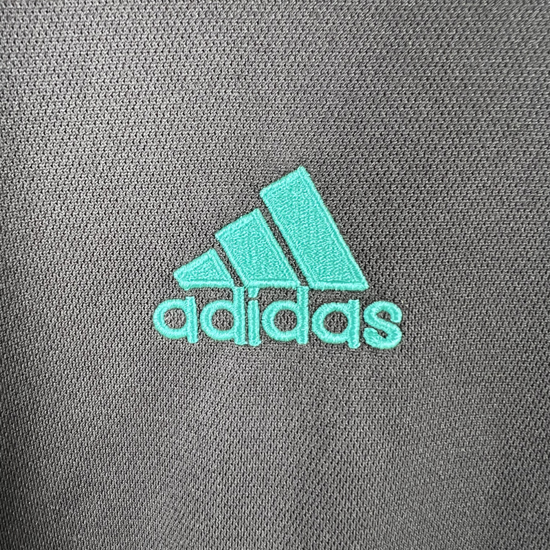 2017-2018 RMA Away Long Sleeve Retro Soccer Jer...