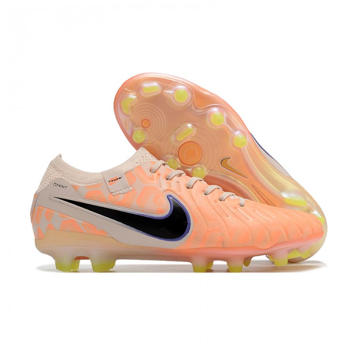 Tiempo Legend 10 Elite FG Soccer Shoes-Orange/White-7891286