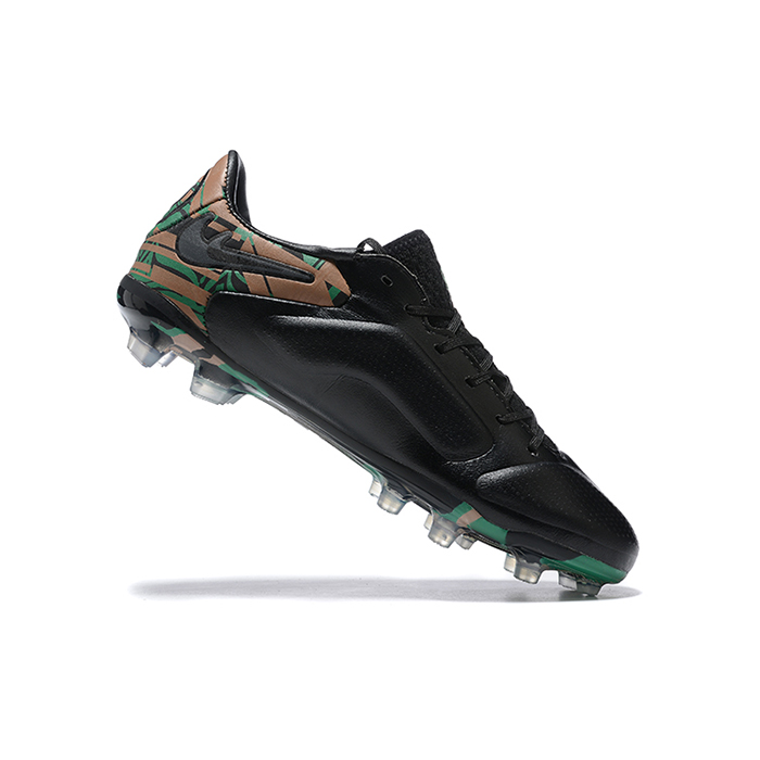 Tiempo Legend 9 FG Soccer Shoes-Black/Green-7426542
