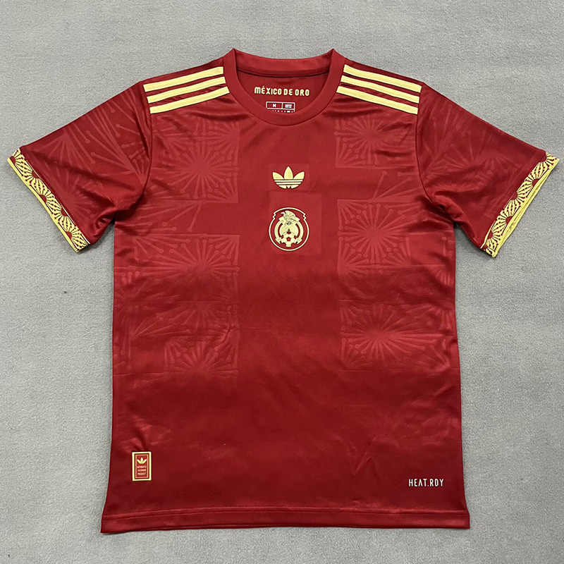 25-26 Mexico Special Edition Red Fans Soccer Jersey *三叶草