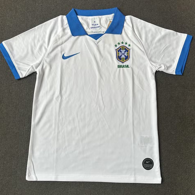 19-23 Brazil White Classic Polo Short Sleeve