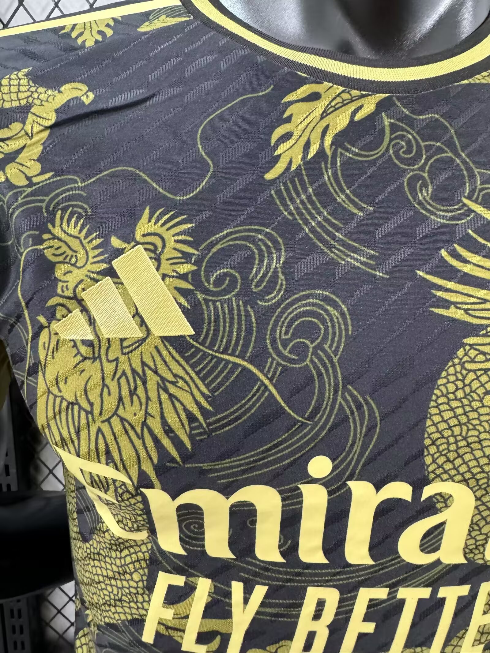 25-26 RMA Black Gold Special Edition Player Version Training Shirts