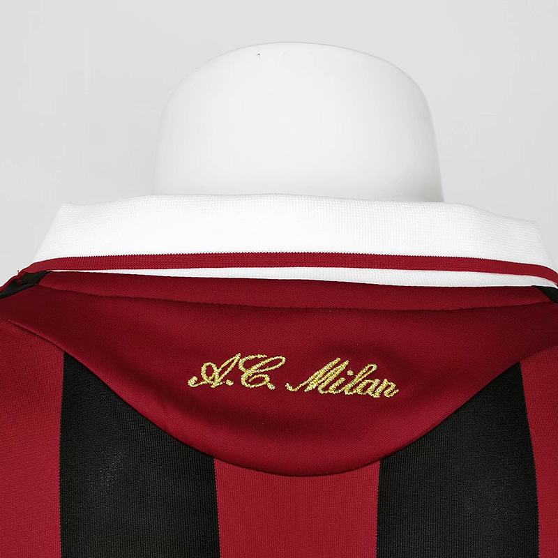 2009-2010 ACM Home Long Sleeve Retro Soccer Jer...