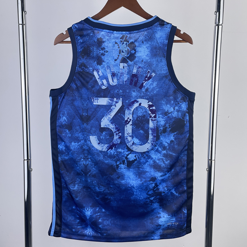 22-23 WARRIORS CURRY #30 Blue Glory Edition Top...