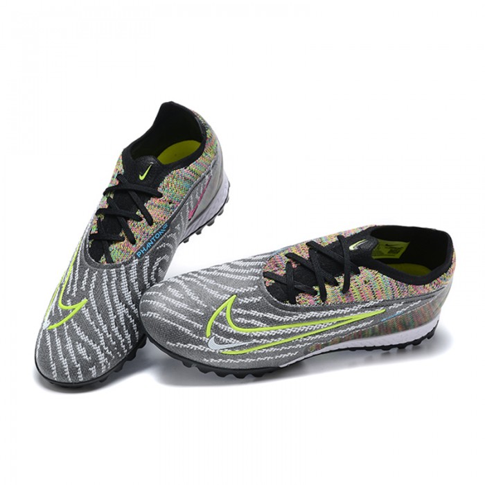 Phantom GX Elite TF Soccer Shoes-Gray/Green-6726797