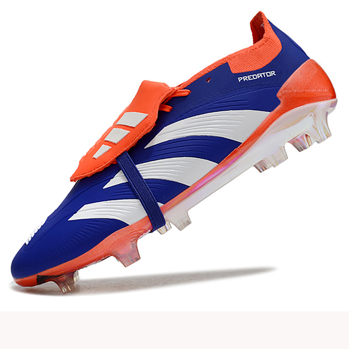 Predator Elite Tongue FG Soccer Shoes-Blue/White-8156249