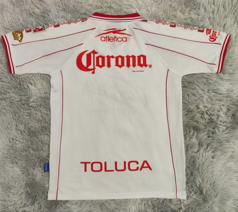 1999-2000 Toluca AWAY RETRO Soccer Jersey