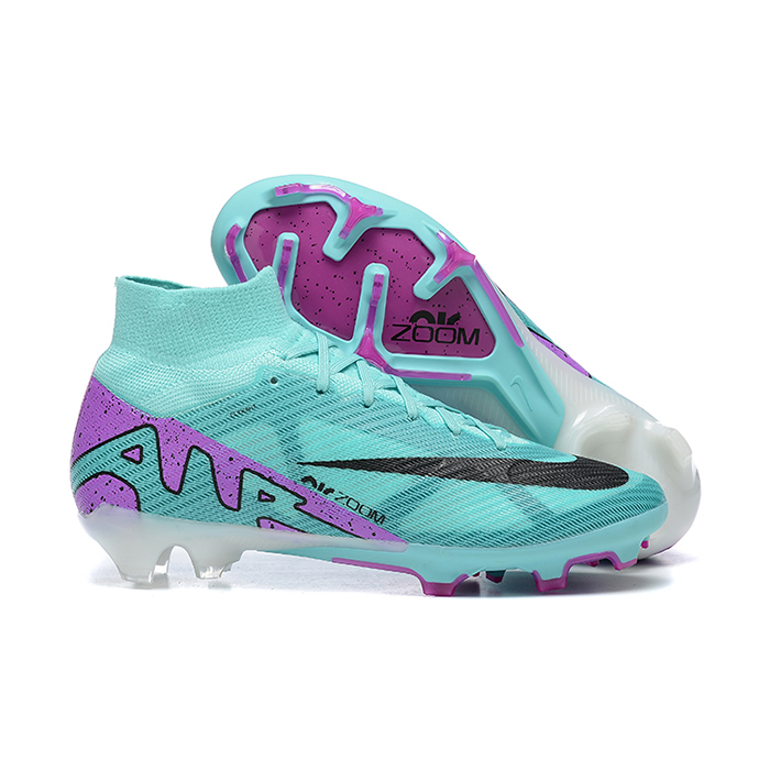 Air Zoom Mercurial Superfly IX Elite FG High Soccer Shoes-Blue/Purple-6483363