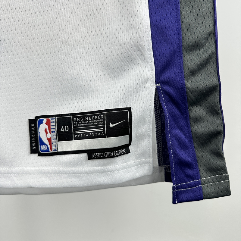 22-23 Kings DEROZAN #10 White Top Quality Hot Pressing NBA Jersey