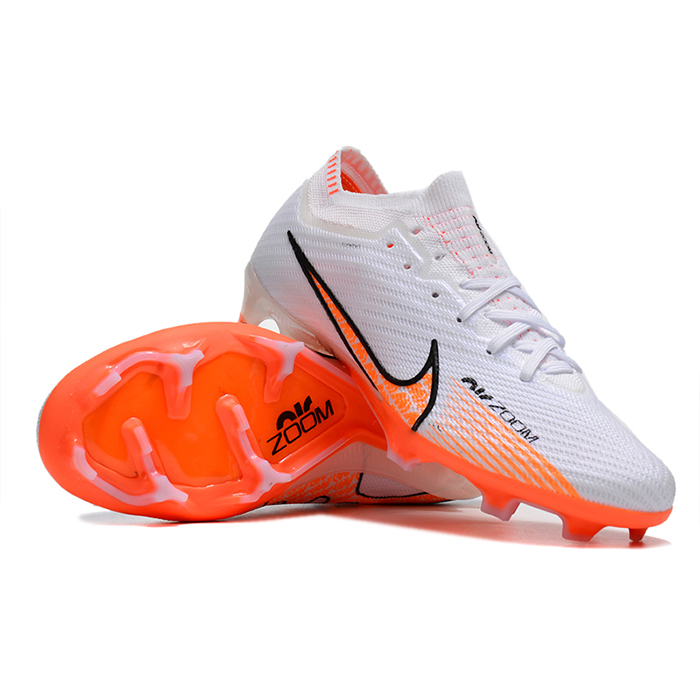 Air Zoom Mercurial Vapor XV Elite FG Soccer Shoes-White/Orange-6123328