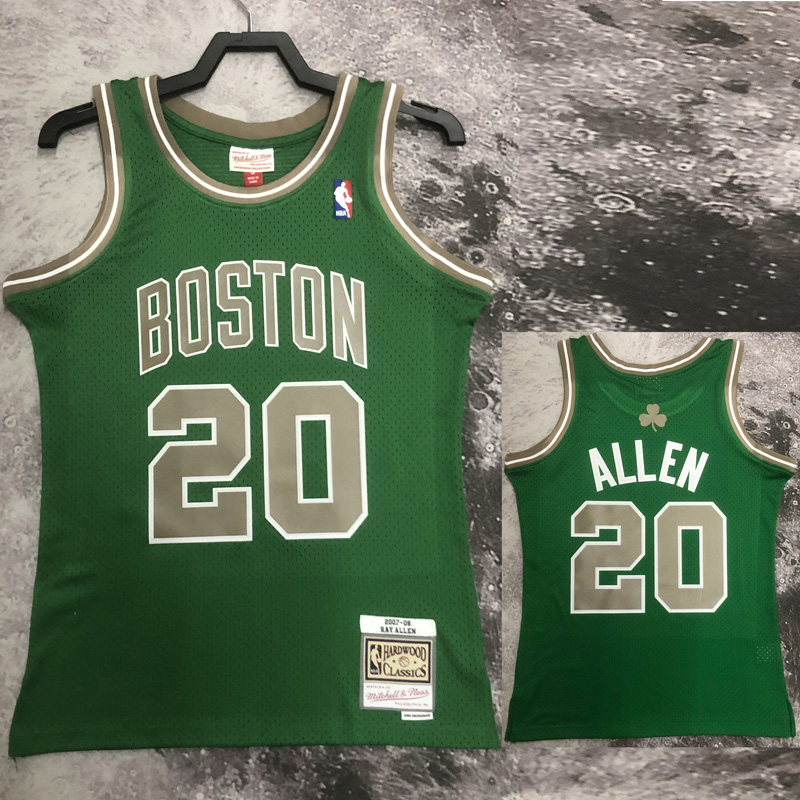 2007-08 CELTICS ALLEN #20 Green Retro Top Quali...