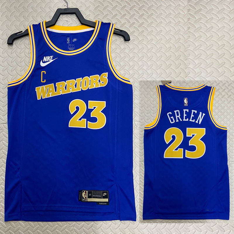 22-23 WARRIORS GREEN #23 Blue Top Quality Hot P...